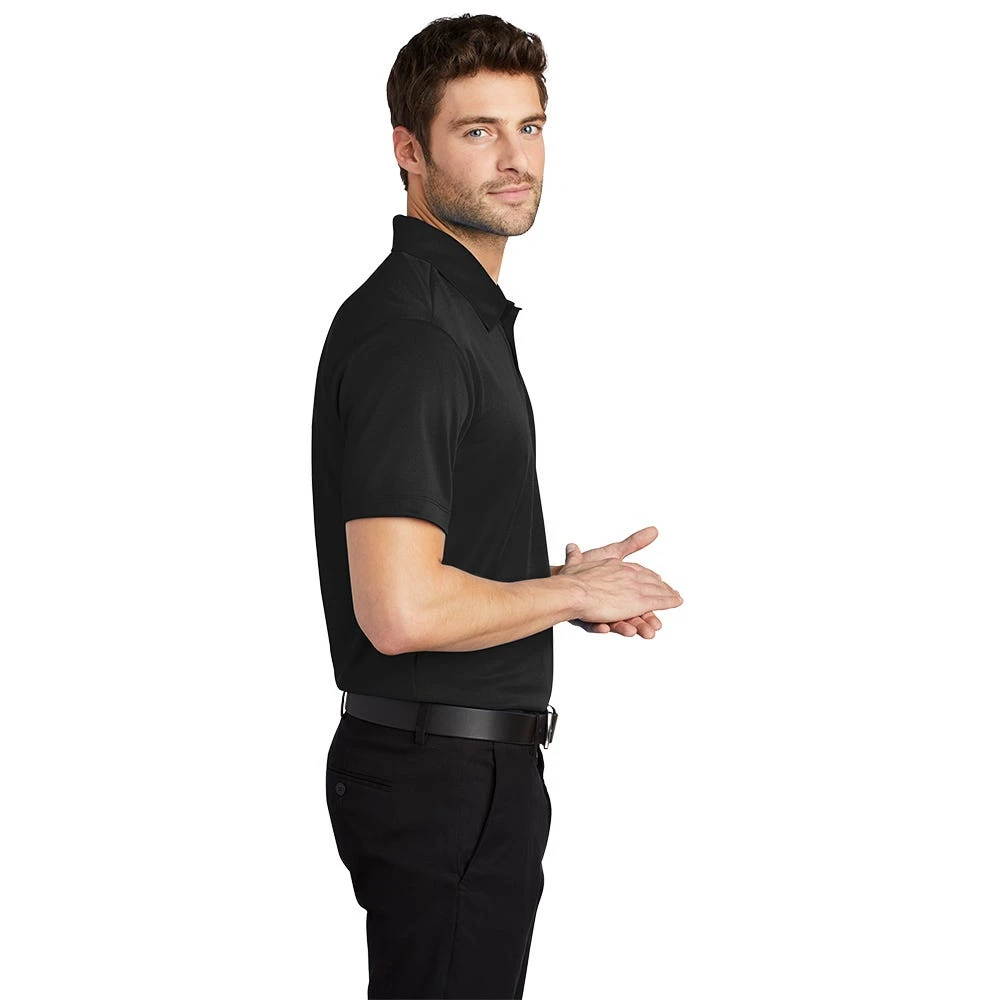 Port Authority Shirt: Men's K540 BLK Black Silk Touch Performance Polo 6 Port Authority Shirt: Men's K540 BLK Black Silk Touch Performance Polo - Image 4