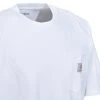 Carhartt Shirts: Men's K87 WHT White Short Sleeve Heavyweight Pocket Loose Fit T Shirt -Work Attire Shop k87wht carharttcd 01