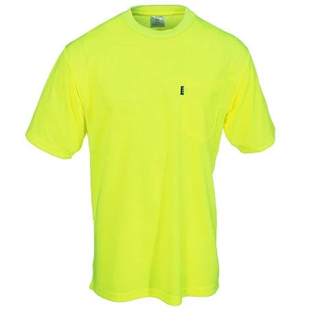 Key Shirts: Men's 818 39 Yellow Moisture-Wicking Hi-Vis Shirt 5 Key Shirts: Men's 818 39 Yellow Moisture-Wicking Hi-Vis Shirt - Image 3