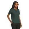 Port Authority Shirts: Women's Silk Touch Green Shirt L500 DGR 1 Port Authority Shirts: Women's Silk Touch Green Shirt L500 DGR -Work Attire Shop l500 darkgreen model 3q 082018