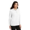 Port Authority Shirts: Women's White Polo Shirt L500LS WHT