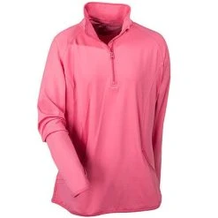 Sport-Tek Pullover: Ladies LST850 DRS Dusty Rose 1/2 Zip Pullover -Work Attire Shop lst850drose portauthorityf 01