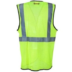 Occunomix Vests: Yellow High Visibility Lightweight Mesh Safety Vest LUX SSGC