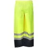 Occunomix Pants: Men's High Visibility Yellow Rain Pants LUX TENR YEL -Work Attire Shop lux tenrgrn occuluxb 01
