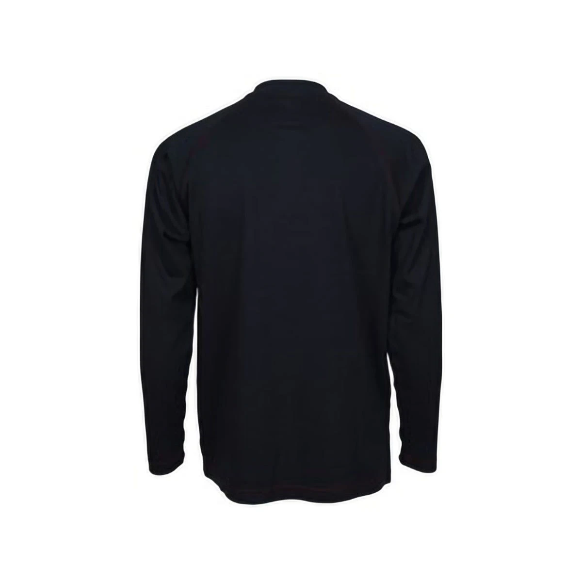 MCR Safety: Men's H1N Navy Flame Resistant (FR) Long Sleeve Henley Shirt 4 MCR Safety: Men's H1N Navy Flame Resistant (FR) Long Sleeve Henley Shirt - Image 2