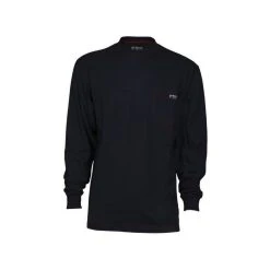 MCR Safety: Men's LST1N Navy Flame Resistant FR Long Sleeve Work Shirts