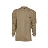 MCR Safety: Men's LST1T Tan Flame Resistant FR Long Sleeve Work Shirts