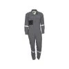 MCR Safety Coveralls: Men's SBC1011 Grey Summit Breeze FR Long Sleeve Coveralls
