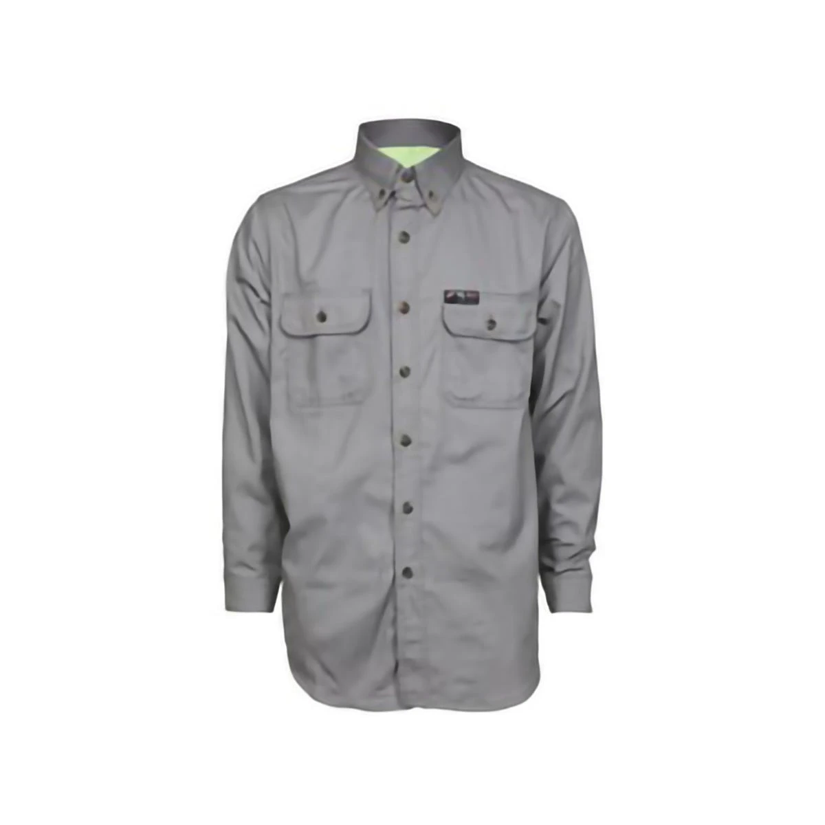 MCR Safety Shirts: Men's SBS2001 Grey FR Summit Breeze Long Sleeve Button Down Shirt 3 MCR Safety Shirts: Men's SBS2001 Grey FR Summit Breeze Long Sleeve Button Down Shirt