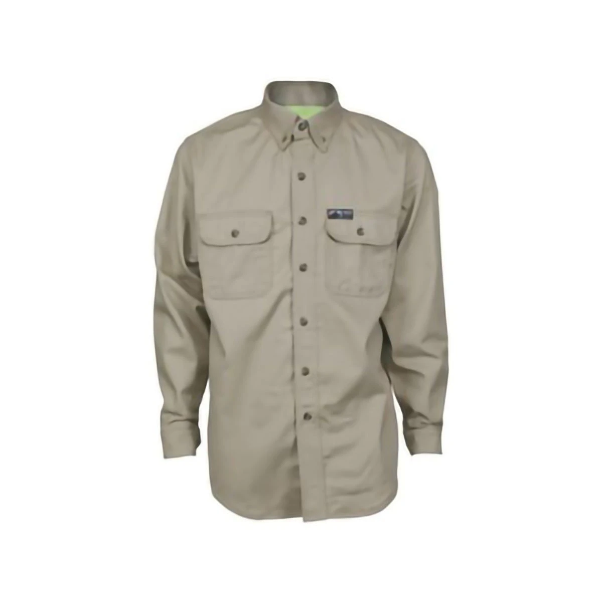 MCR Safety Shirts: Men's SBS2003 Tan FR Summit Breeze Long Sleeve Button Down Shirt 3 MCR Safety Shirts: Men's SBS2003 Tan FR Summit Breeze Long Sleeve Button Down Shirt