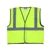 MCR Safety Vests: Men's VCL2ML Hi Vis Reflective Lime Safety Vest