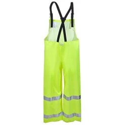 Tingley Overalls: Men's Lime High-Visibility O23122 Rubber Overalls -Work Attire Shop o23122 tigleyb 01