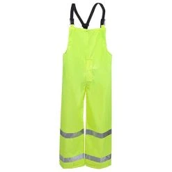 Tingley Overalls: Men's Lime High-Visibility O23122 Rubber Overalls -Work Attire Shop o23122 tigleyf 01