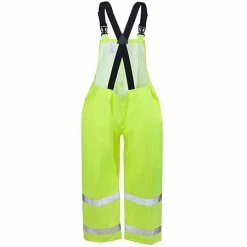 Tingley Overalls: Men's High-Visibility O24122 Lime Green Waterproof Overalls -Work Attire Shop o24122 tigleyb 01