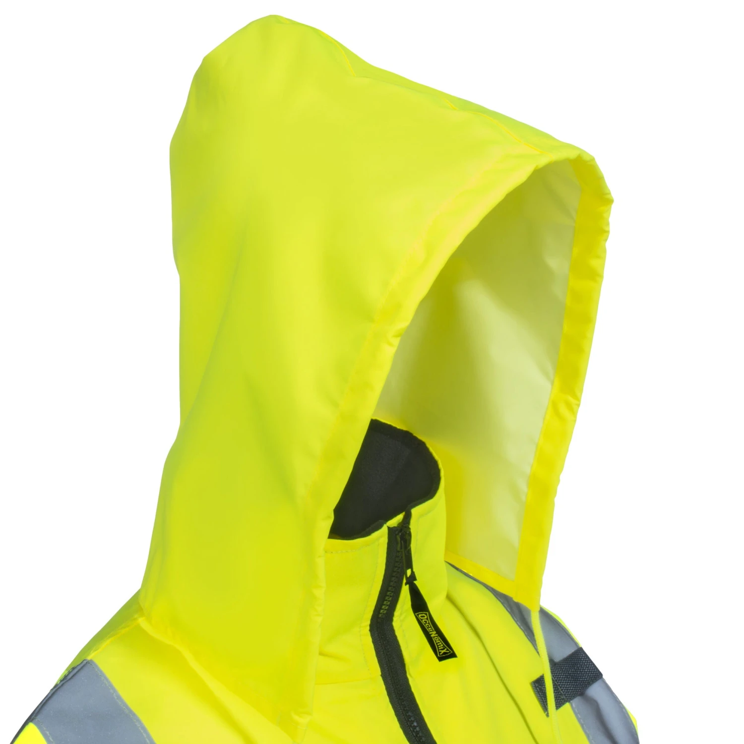 Occunomix Jackets: Men's LUX 350 JB B High Viz Yellow Quilt-Lined Bomber Jacket 6 Occunomix Jackets: Men's LUX 350 JB B High Viz Yellow Quilt-Lined Bomber Jacket - Image 4