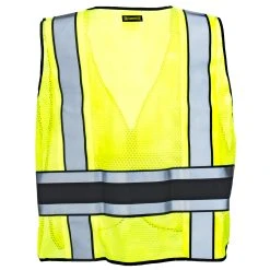 Occunomix Vests: Men's LUX DPS DOR Deluxe Plain High Viz Safety Vest