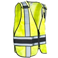 Occunomix Vests: Men's LUX DPS DOR Deluxe Plain High Viz Safety Vest -Work Attire Shop occunomix lux dps dor r 01