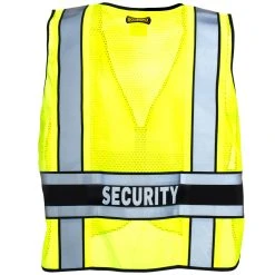 Occunomix Vests: Men's LUX DPSSE DOR Safety Hi Viz Security Vest -Work Attire Shop occunomix lux dpsse dor b 01