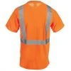Occunomix Shirts: Men's Orange High Visibility LUX SSETP2 O Moisture Wicking Shirt -Work Attire Shop occunomix lux ssetp2 org b 01