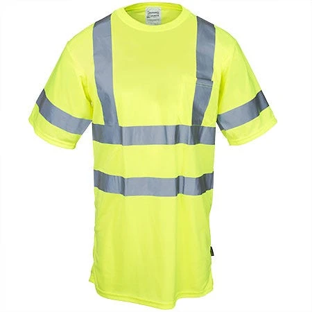 Occunomix Shirts: Men's Hi Vis Yellow LUX SSETP3B YLW Reflective Shirt 5 Occunomix Shirts: Men's Hi Vis Yellow LUX SSETP3B YLW Reflective Shirt - Image 3