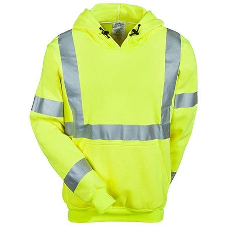 Occunomix Sweatshirts: Men's LUX SWT3FR Flame Resistant Hi Vis Sweatshirt 5 Occunomix Sweatshirts: Men's LUX SWT3FR Flame Resistant Hi Vis Sweatshirt - Image 3