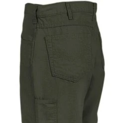 Carhartt Jeans: Men's Moss Flame Resistant Loose Fit Canvas Jeans FRB159 MOS 8 Carhartt Jeans: Men's Moss Flame Resistant Loose Fit Canvas Jeans FRB159 MOS -Work Attire Shop picture 003