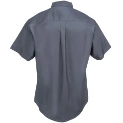 Port Authority Shirts: Men's S508 GY/ST Steel Grey/Light Stone Short-Sleeve Easy Care Button Down Shirt 7 Port Authority Shirts: Men's S508 GY/ST Steel Grey/Light Stone Short-Sleeve Easy Care Button Down Shirt -Work Attire Shop port authority pras508 gy b 01