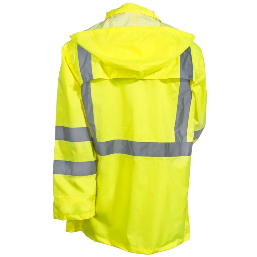 Radians Jackets: Unisex RW10 3S1Y High Visibility Green Waterproof Jacket 4 Radians Jackets: Unisex RW10 3S1Y High Visibility Green Waterproof Jacket - Image 2