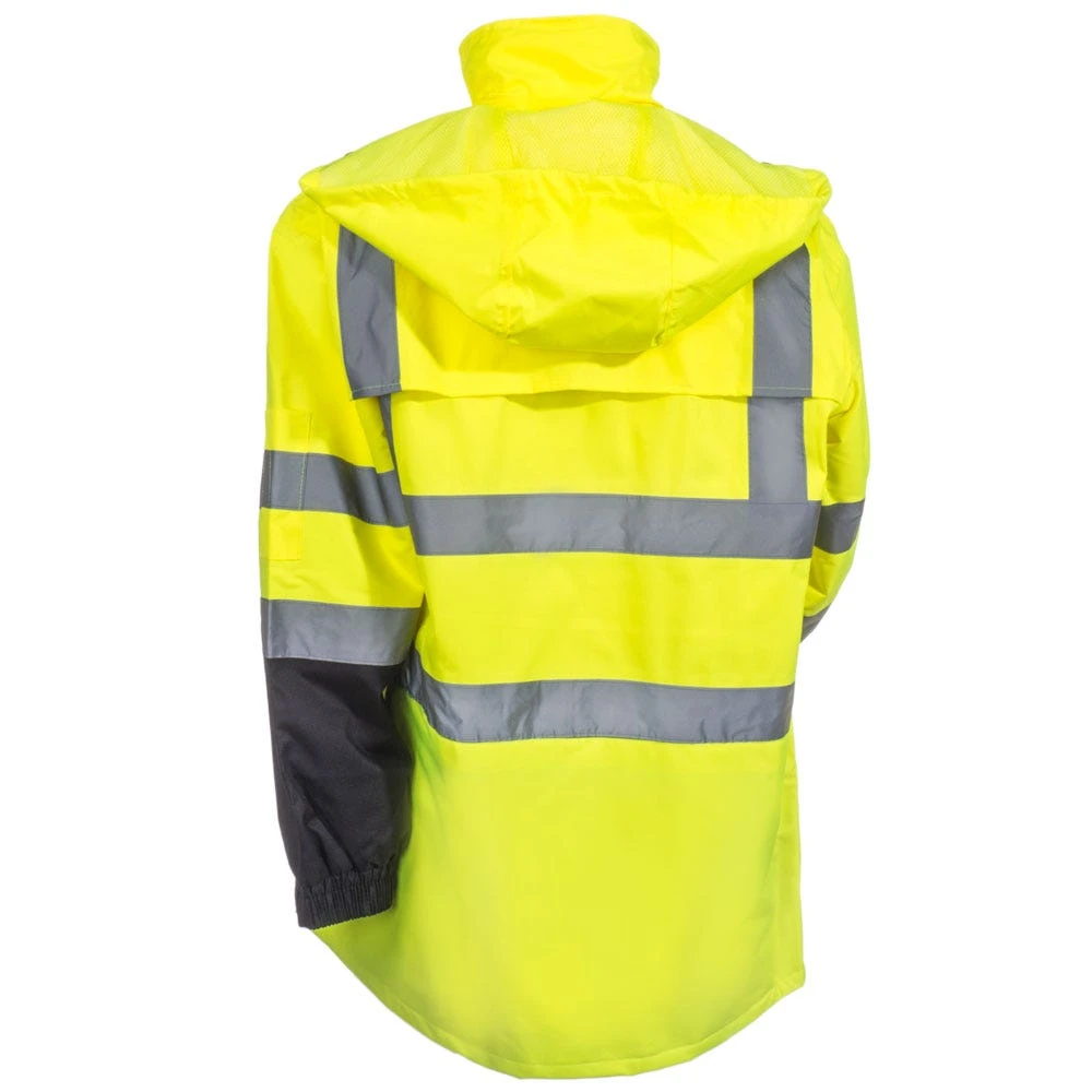 Radians Jackets: Unisex RW30 3Z1Y Hi Vis ANSI Class 3 Hooded Rain Jacket 4 Radians Jackets: Unisex RW30 3Z1Y Hi Vis ANSI Class 3 Hooded Rain Jacket - Image 2