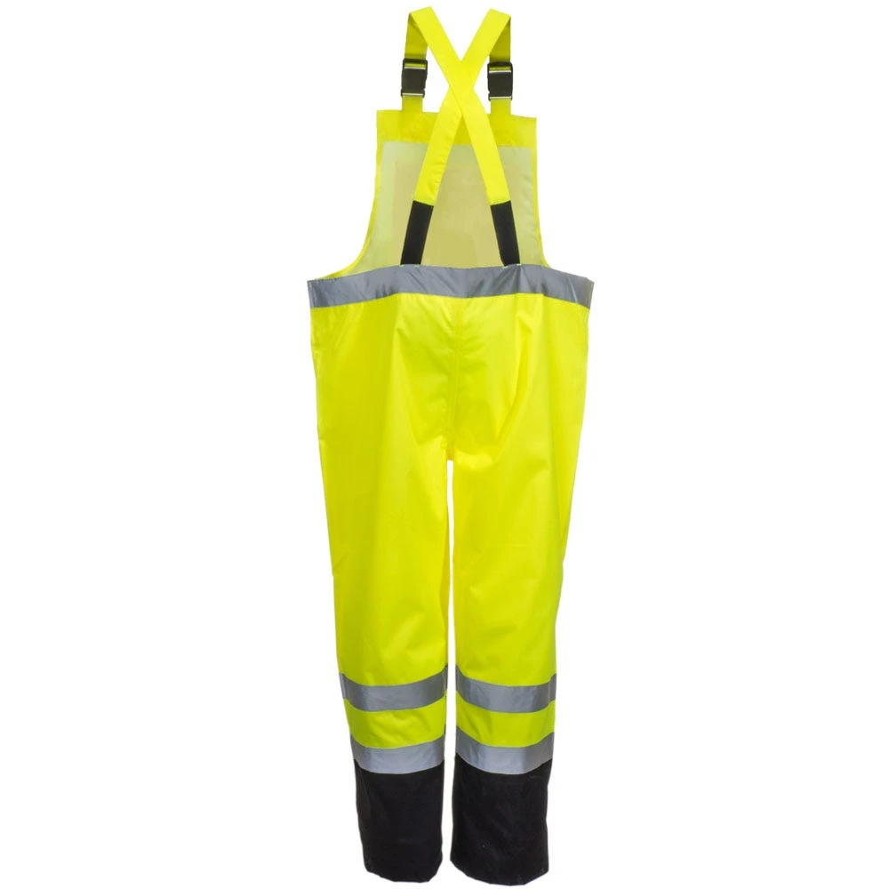 Radians Pants: Unisex RW30 ES1Y High Visibility Green Waterproof Rain Bib Pants 3 Radians Pants: Unisex RW30 ES1Y High Visibility Green Waterproof Rain Bib Pants