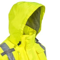 Radians Jackets: Unisex Hi Vis RW32 3Z1Y Green ANSI Class 3 Rain Jacket -Work Attire Shop radwear rw32 3z1y h 01