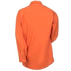 Red Kap Shirts: Men's Orange SP14 OR Touchtex Long Sleeve Shirt -Work Attire Shop red kap sp14or5 b 01