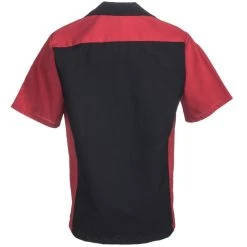 Red Kap Shirts: Men's SY20 BR Black/Red Short-Sleeve Ripstop Crew Uniform Shirt -Work Attire Shop red kap sy10br b 01 1