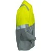 Red Kap Shirts: Men's SY14 YG Grey Colorblock High Vis Work Shirt 2 Red Kap Shirts: Men's SY14 YG Grey Colorblock High Vis Work Shirt -Work Attire Shop red kap sy14yg2 r 01