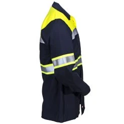 Red Kap Shirts: Colorblock Ripstop Men's High Vis SY70 YN Long Sleeve Shirt