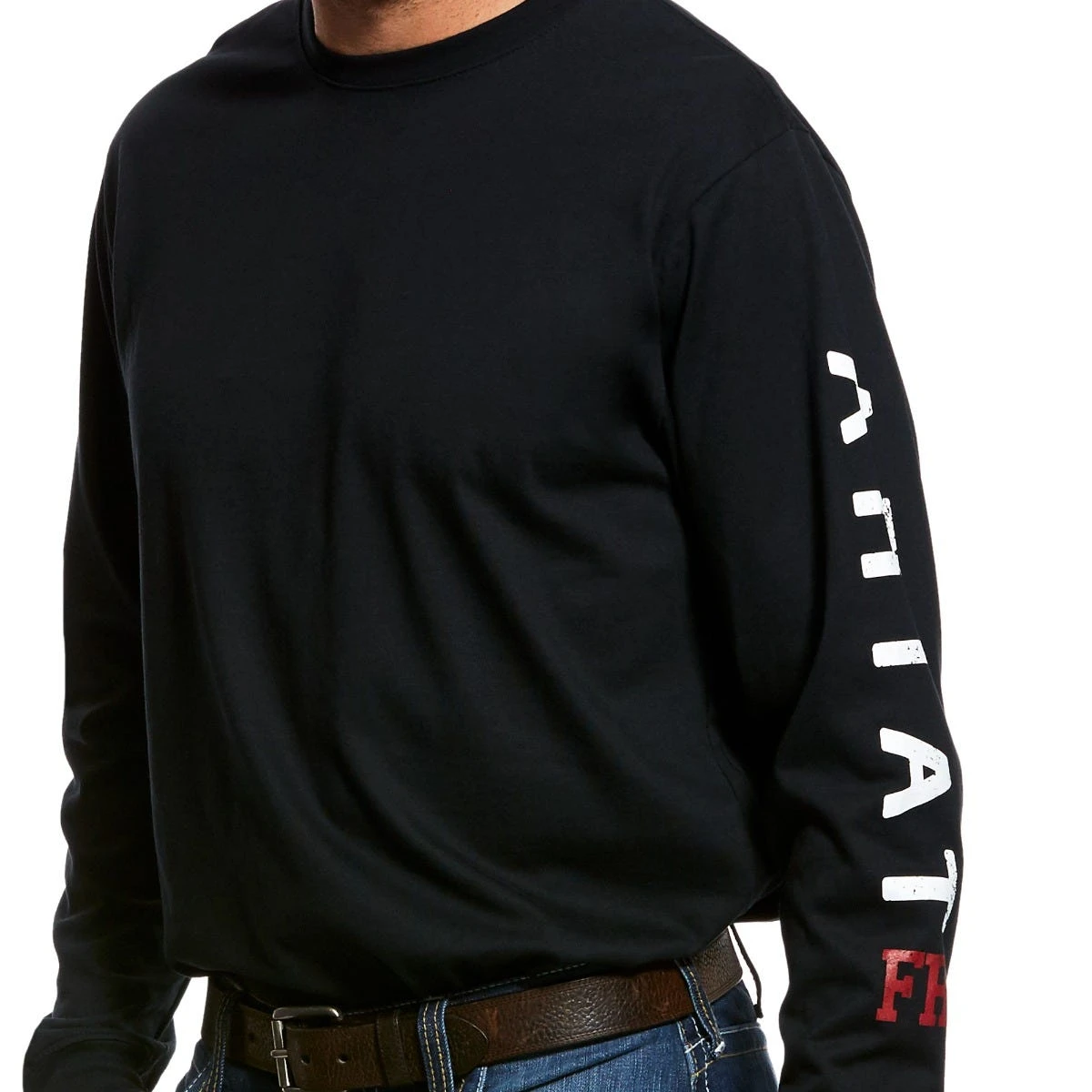 Ariat FR Shirts: Men's 10026434 Black Roughneck Skull Logo T-Shirt 5 Ariat FR Shirts: Men's 10026434 Black Roughneck Skull Logo T-Shirt - Image 3