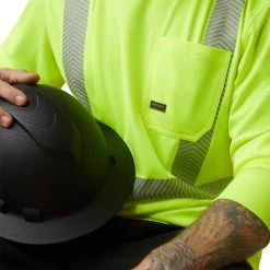 Ariat Rebar Workwear: Men's 10043823 Hi-Vis Bright Yellow ANSI Long Sleeve T-Shirt 8 Ariat Rebar Workwear: Men's 10043823 Hi-Vis Bright Yellow ANSI Long Sleeve T-Shirt -Work Attire Shop s23 mns work 10043823 detail01