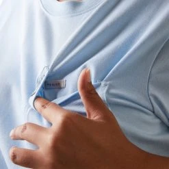 Ariat Rebar Shirts: Women's 10043848 Clearsky CottonStrong Roughneck Graphic T-Shirt -Work Attire Shop s23 wms work 10043848 detail02 plus