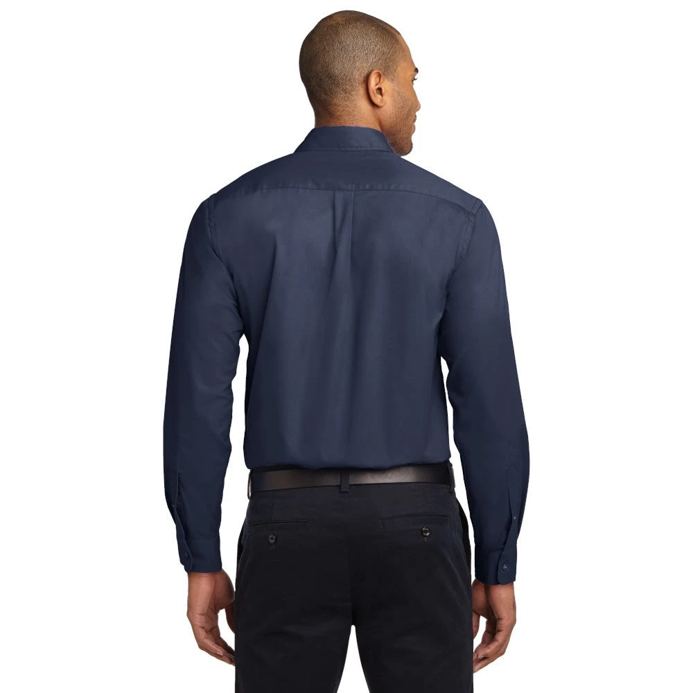 Port Authority Shirts: Men's Navy S608 NVY Easy Care Woven Shirt 4 Port Authority Shirts: Men's Navy S608 NVY Easy Care Woven Shirt - Image 2