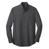 Port Authority Shirt: Men's S640 SB Soft Black Crosshatch Easy Care Shirt 1 Port Authority Shirt: Men's S640 SB Soft Black Crosshatch Easy Care Shirt -Work Attire Shop s640 softblack flat front 060912