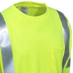 Tingley Shirts: Men's Lime Green High-Visibility S75522 Long-Sleeve Tee Shirt