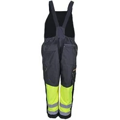 Occunomix Overalls: SP BIB YLW Reflective Waterproof Insulated Bib Overalls