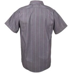 Red Kap Shirts: Men's SP24 CR Grey Stripe Uniform Work Shirt 7 Red Kap Shirts: Men's SP24 CR Grey Stripe Uniform Work Shirt -Work Attire Shop sp24ch2 redkapb 01