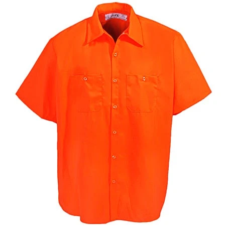 Red Kap Shirts: SS24 OR Men's Orange Short Sleeve Hi-Visibility Work Shirt 4 Red Kap Shirts: SS24 OR Men's Orange Short Sleeve Hi-Visibility Work Shirt - Image 2