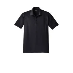 Sport-Tek Shirts: Men's ST650 BLK Black Moisture-Wicking Micropique Polo Shirt 12 Sport-Tek Shirts: Men's ST650 BLK Black Moisture-Wicking Micropique Polo Shirt -Work Attire Shop st650 black flat front
