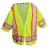Radians Vests: Green Hi Vis SV22 3ZGM Type R Class 3 Safety Vest -Work Attire Shop sv22 3zgm 1