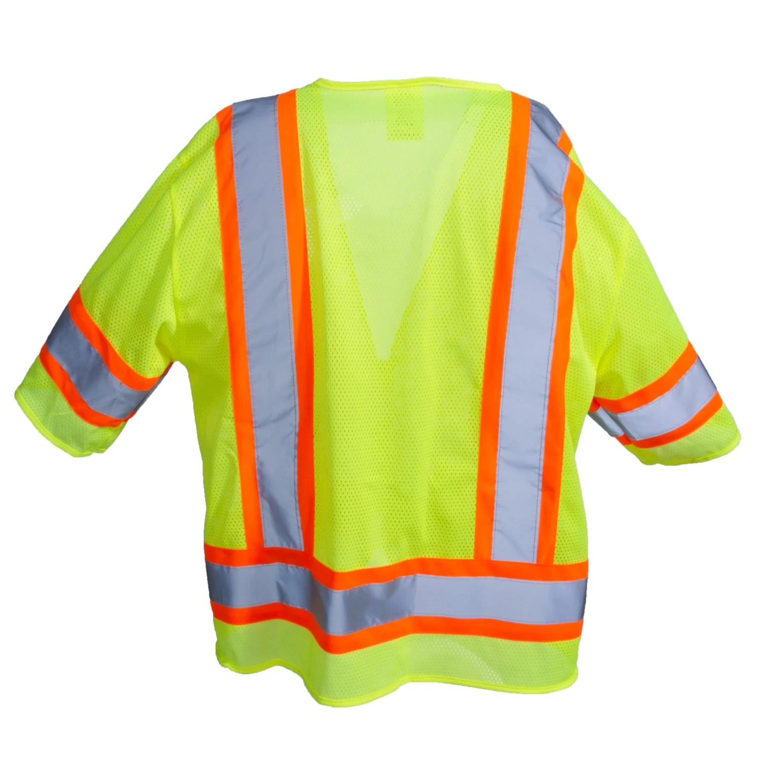 Radians Vests: Green Hi Vis SV22 3ZGM Type R Class 3 Safety Vest 4 Radians Vests: Green Hi Vis SV22 3ZGM Type R Class 3 Safety Vest - Image 2