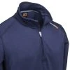 Timberland PRO Workwear: Men's Understory TB0A112J 440 Quarter-Zip Navy Midlayer Fleece Shirt -Work Attire Shop timberland tboa112j440 cd 01