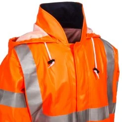 Tingley Coats: Waterproof Men's C44129 Orange FR Eclipse High Vis Coat 8 Tingley Coats: Waterproof Men's C44129 Orange FR Eclipse High Vis Coat -Work Attire Shop tingley c44129 long cd 01