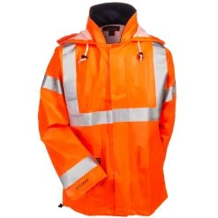 Tingley Jackets: Men's J44129 Orange High Vis FR Waterproof Eclipse Work Jacket 10 Tingley Jackets: Men's J44129 Orange High Vis FR Waterproof Eclipse Work Jacket -Work Attire Shop tingley c44129 short f 01
